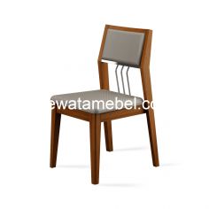 Dining Chair  - Siantano DC Monaco / Brown Oak (Min. 2 Unit)